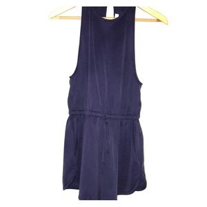 Navy blue romper
